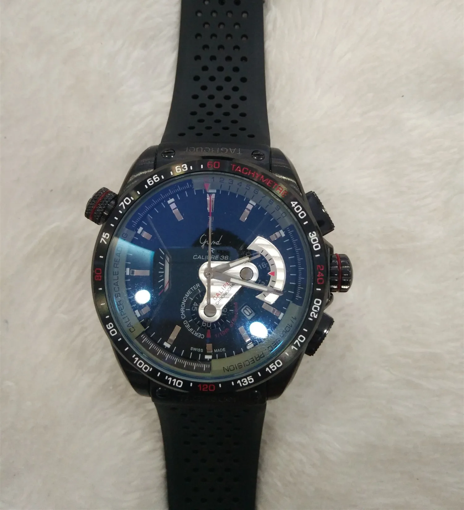 Модные мужские кварцевые наручные часы резиновый ремешок водонепроницаемые 50 м