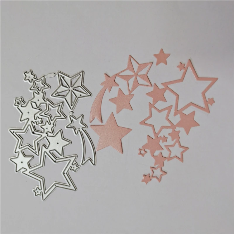 

Pentagram Metal Cutting Dies for Scrapbooking Handmade Tools Mold Cut Stencil New DIY Card Make Mould Model Craft Decoration