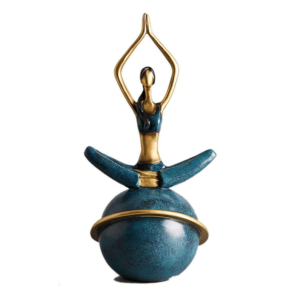 

Creative Statue Figurines For Interior Yoga Girl Model Home Decoration Accessories Office Desk Decoration Gift