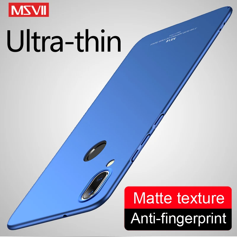 P20 Lite чехол MSVII Ультратонкий матовый жесткий из поликарбоната для Huawei P 20 Pro Plus