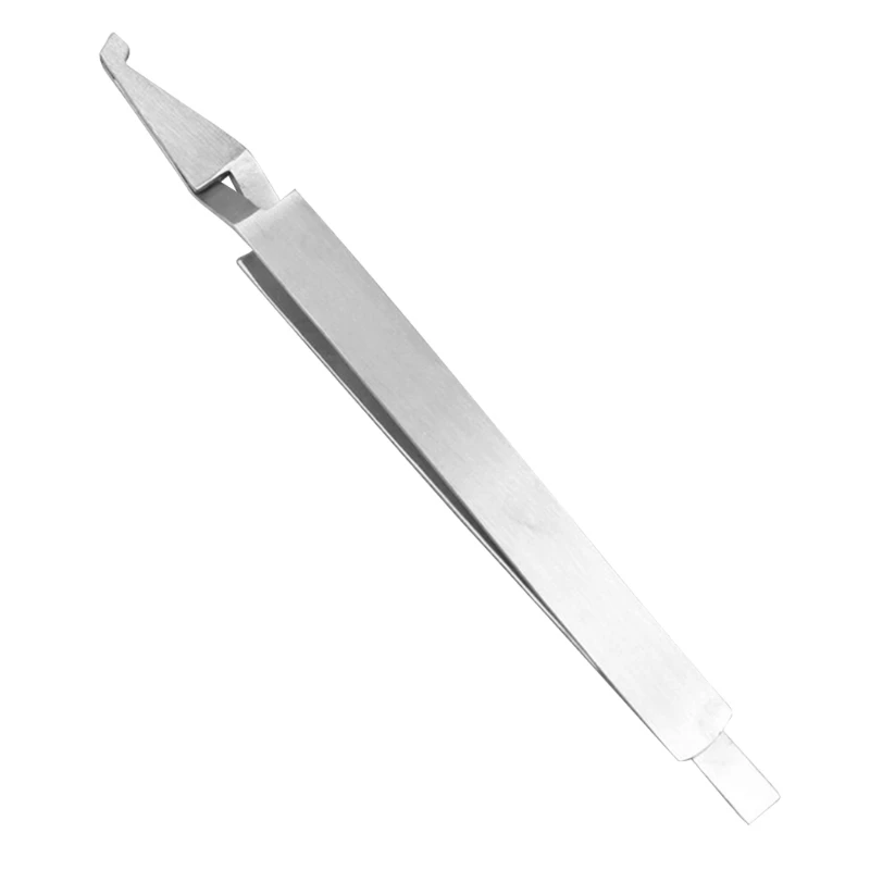 

Stainless Steel Dental Tweezer Plier Direct Bracket Holder Orthodontic Bonding Serrated Dentistry for Teeth Care