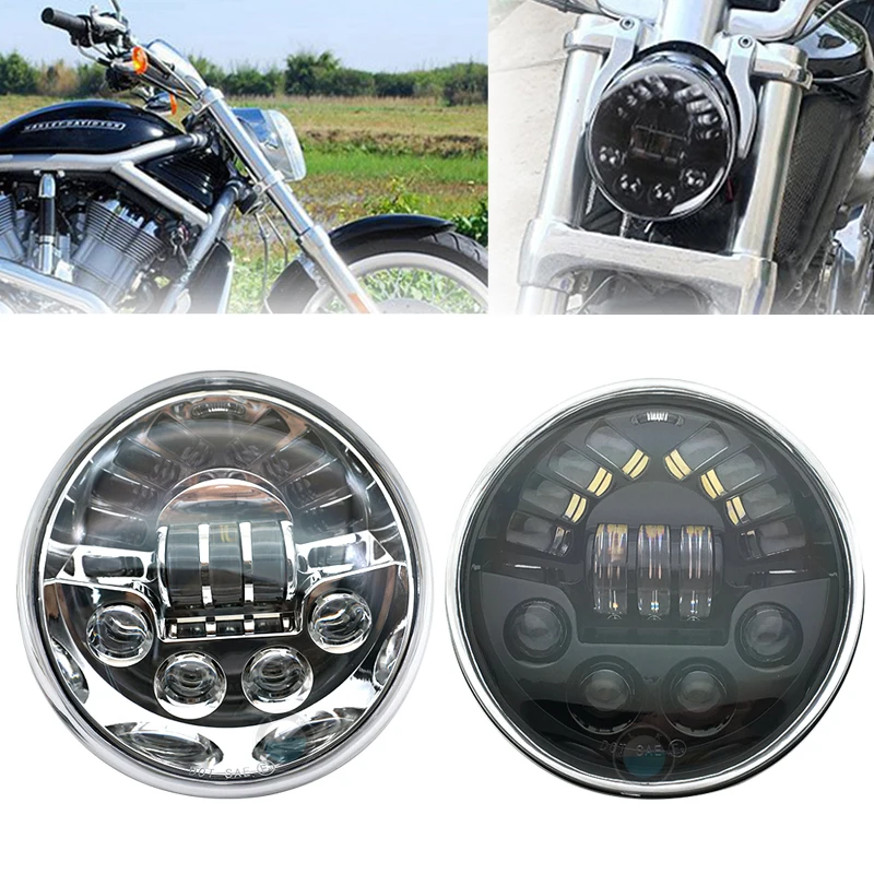 

E9 DOT VRSC/V-ROD LED Headlight For V Rod VROD VRSCA VRSC Headlight VRSC/V-ROD Motorcycle LED HEADLIGHT.