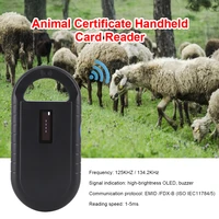 pet id chip scanner pet certificate handheld usb dog cat animal identification tag card reader chip transponder