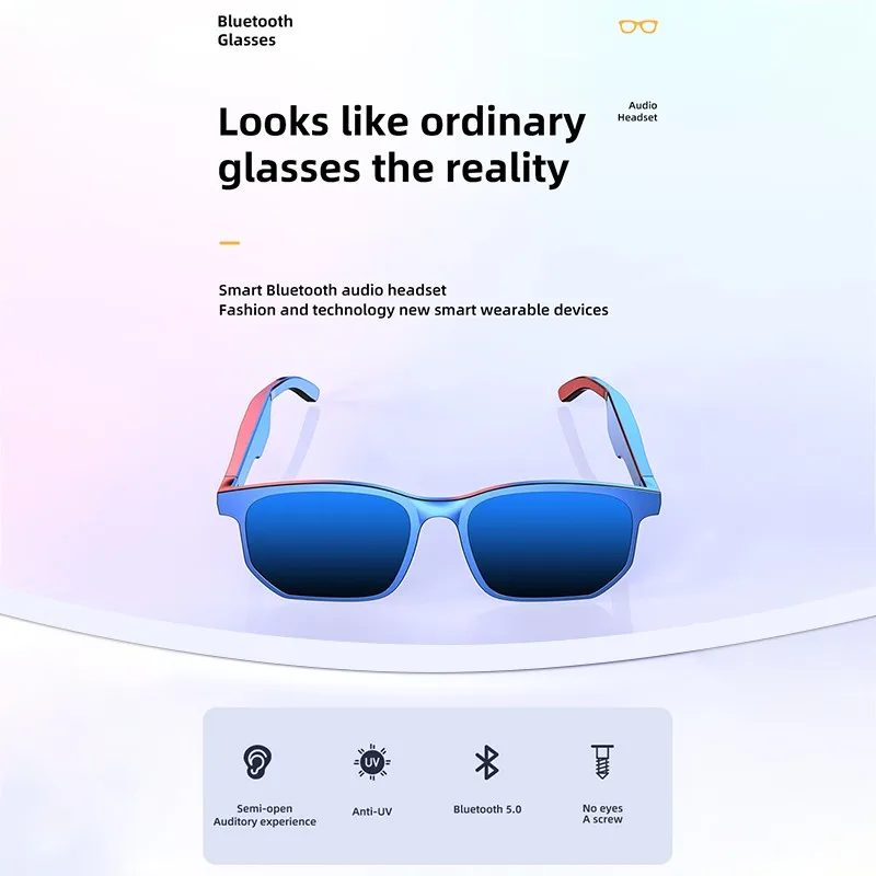 Новая умная Беспроводная Bluetooth-гарнитура 5 0 музыкальные очки уличные