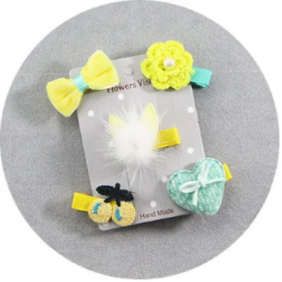 5 шт. заколки для волос девочек | Мать и ребенок