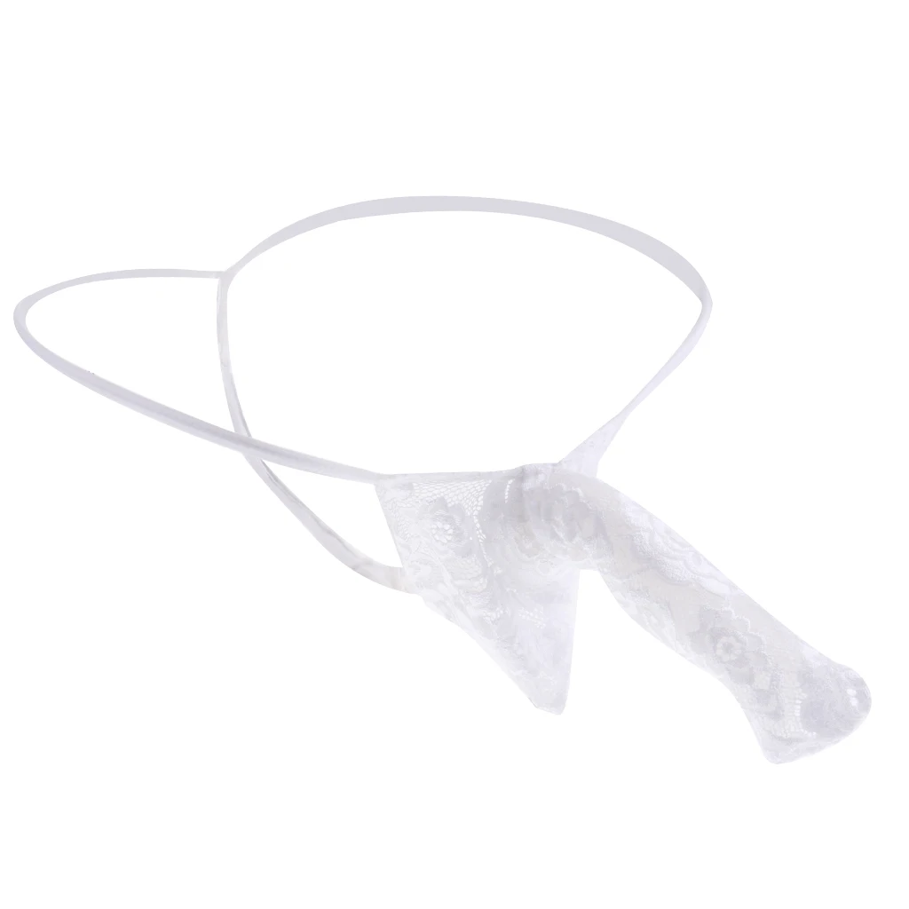 

Men's Sheer Thongs Pouch G-string See-Through Pants Underwear