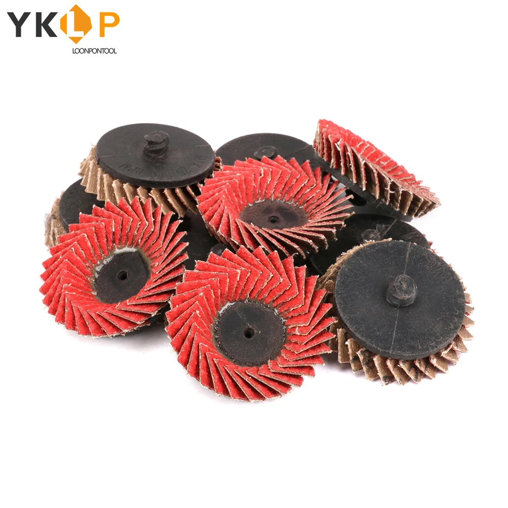 Абразивный откидной диск типа R Roloc 5 шт. 2 дюйма 60 # шлифовальный с резьбовым