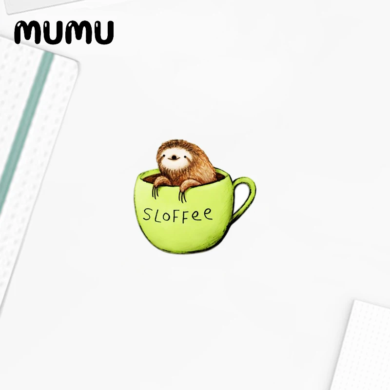 2021 стеклянная чашка Кофе штырь отворотом маска ленивого Мопс Акриловые Броши