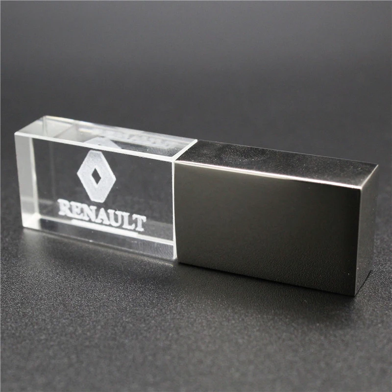 Металлический + стеклянный флэш накопитель 64 ГБ USB 2 0 4 8 16 32 ГБ|USB флэш-накопители| |