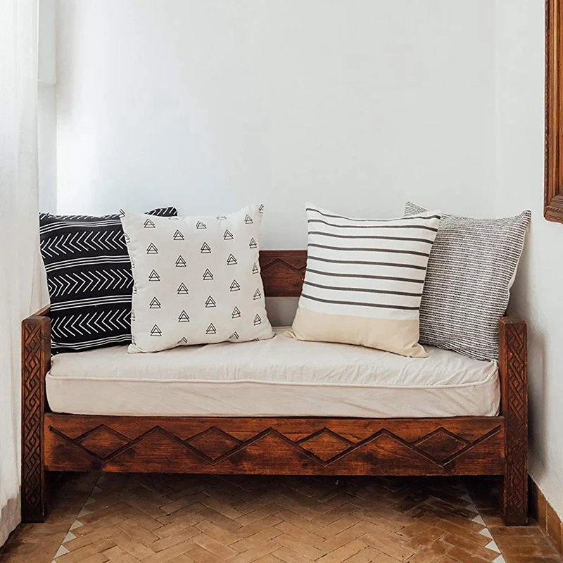 Набор подушек с геометрическим рисунком 45X45 см | Дом и сад