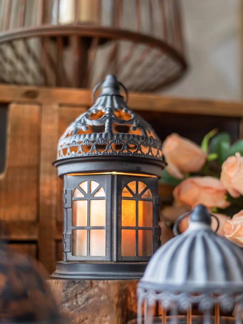 Железные подсвечники в скандинавском стиле ретро металлический подсвечник