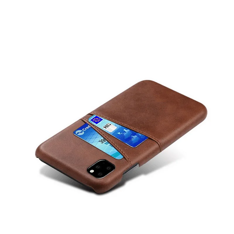 Кожаный чехол кошелек KEYSION для iPhone 11 Pro Max с карманом карт задняя крышка 2019 i11 11Pro