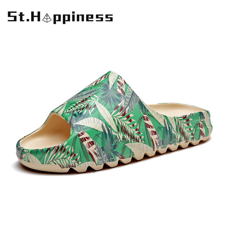 

2021 New Summer Men's Slippers Beach Slides Outside Comfortable Sandals Casual Shoes Fashion Flip Flops Sell Footwear Big Size