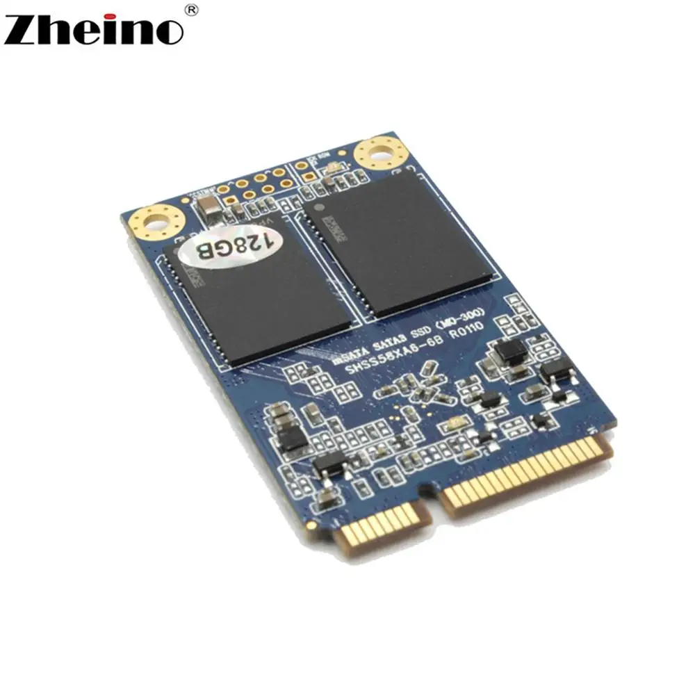 Жесткий диск Zheino mSATA SSD 120 ГБ 128 Внутренний твердотельный жесткий для ноутбука и ПК