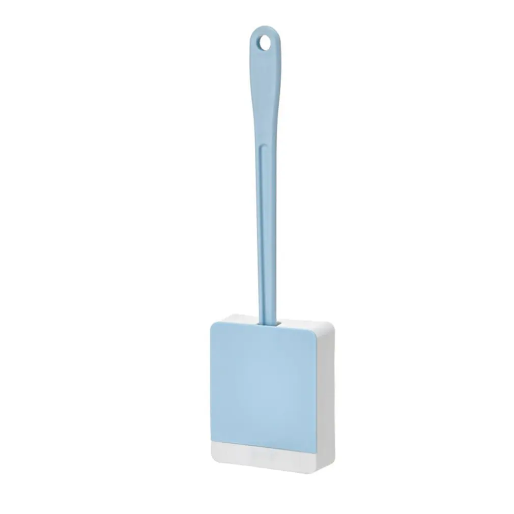 

New Creative Wall Mount Toilet Brush Soft Plastic Long Handle Toilet Brush Set Ergonomic Handle Home Bathroom Cleaning Tool