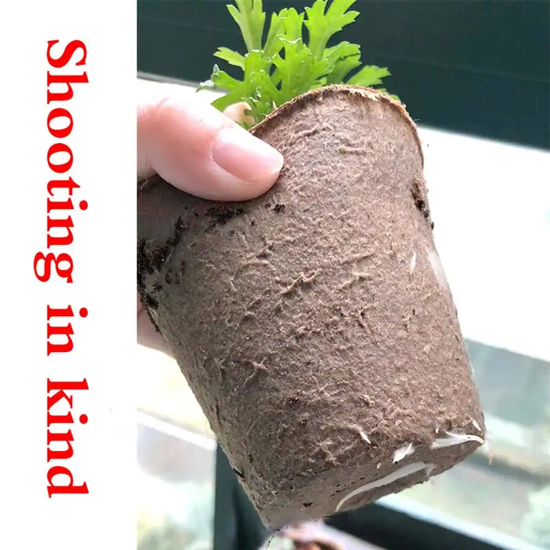 50 шт. Биоразлагаемые горшки для выращивания растений | Дом и сад