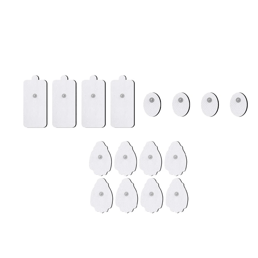 

16 шт., удобные ломтики электродов из нетканого материала (белый)