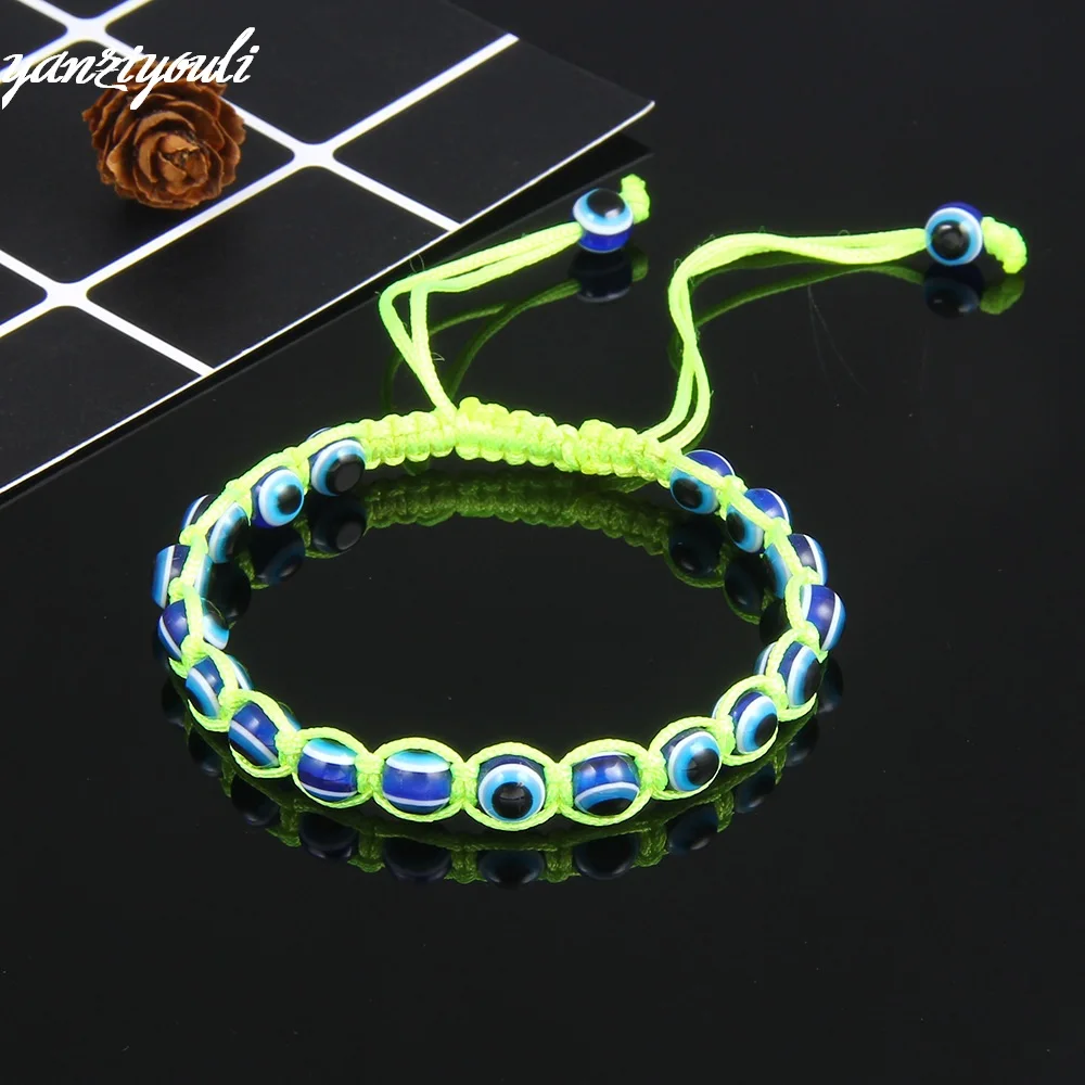 Новая модная Турецкая Фатима дьявол злой глаз браслет хороший приносящий удачу