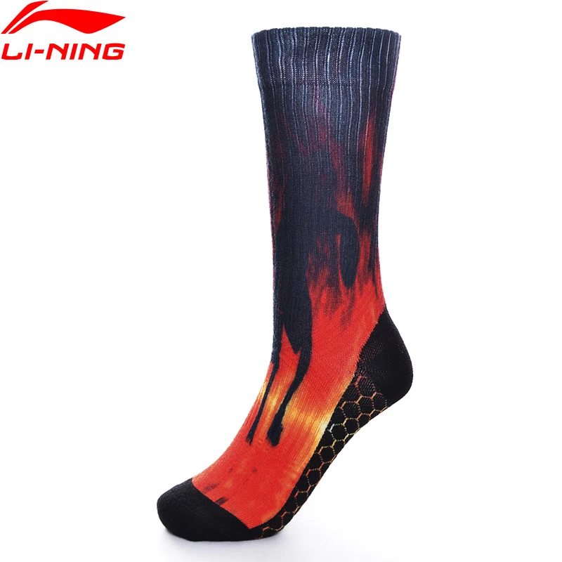(Break Code) мужские баскетбольные спортивные носки Li-Ning BADFIVE 39-44 размер 94.4% Полиэстер