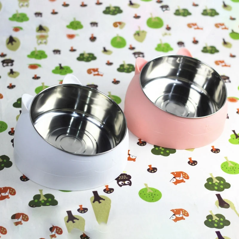 

Dog Bowls for Pet Puppy Stainless Steel Food Water Non Spill Feeder Pet Cats Feeding Dishes Dogs Drink Bowl