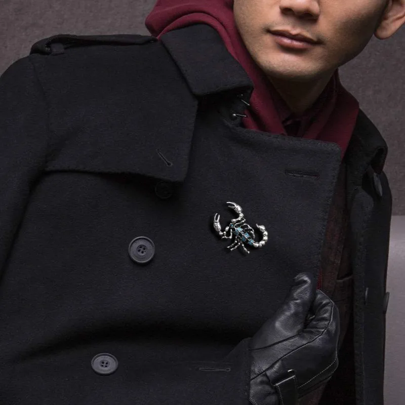 Модная новинка золотистая искусственная личность характерная булавка для