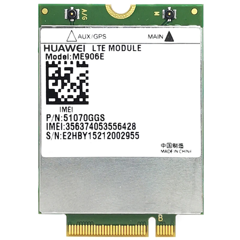 Разблокирована ME906E + 2 шт. IPX4 NGFF M.2 антенна FDD LTE 4G WCDMA GSM поддержка GPS модуль в наличии