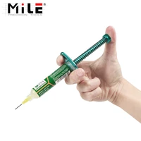 welding oil booster aluminum alloy for solder flux paste uv glue green oil propulsion needle barrel booster needle barrel tools
