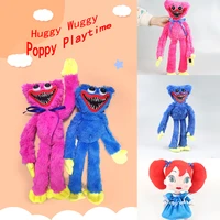 40cm huggy wuggy from poppy playtime plush toy powder sausage mouth plush toy christmas new year gifts for children adult