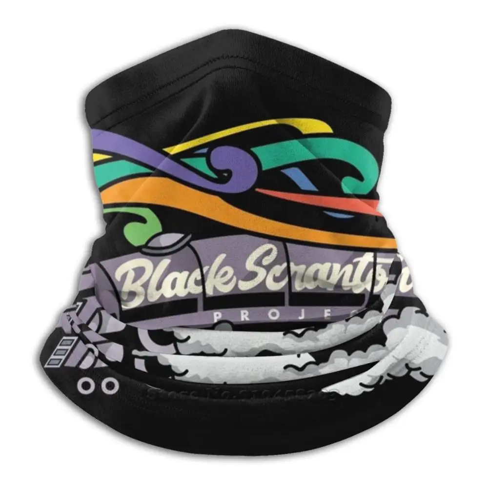 Шарф-повязка на голову черный |