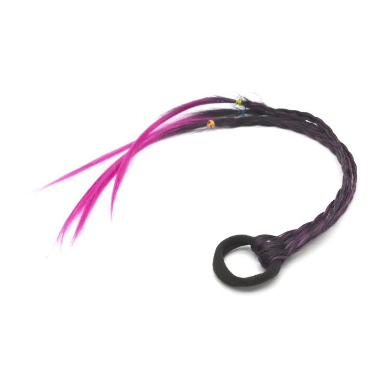 

2020 Hair Bands Children's Hair Accessories Handmade Wigs Hair Rope Wig Styling Little Girl Ball Head Wig Hair Tie Hair Ring