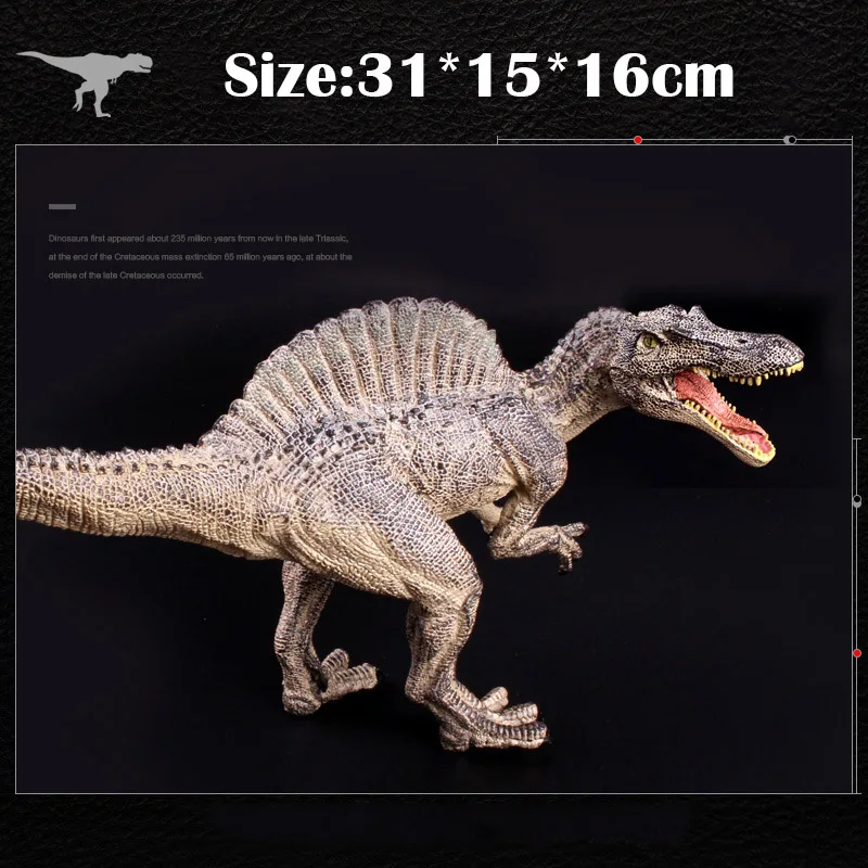 Модель динозавра спинозавра в стиле Юрского периода древняя биологическая