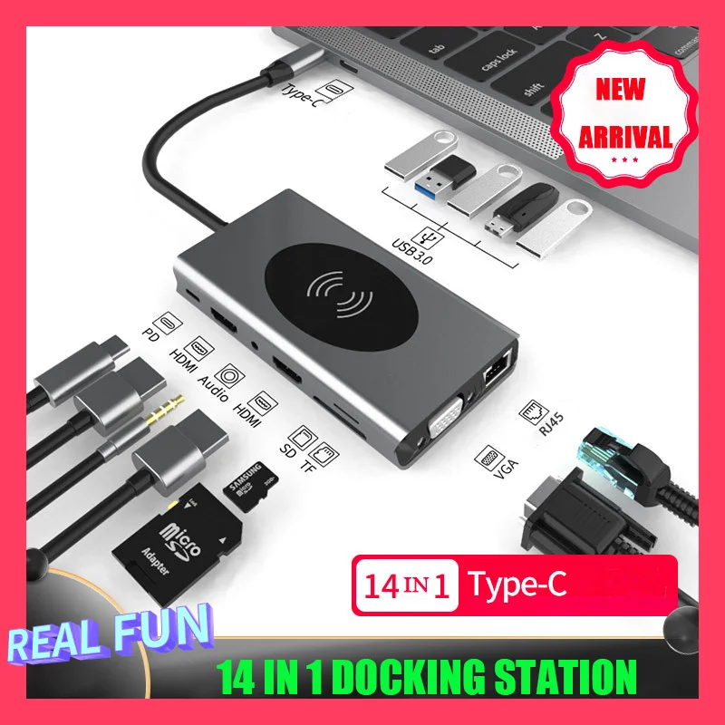 USB- 14  1   Type-C    HDMI, USB 3, 0