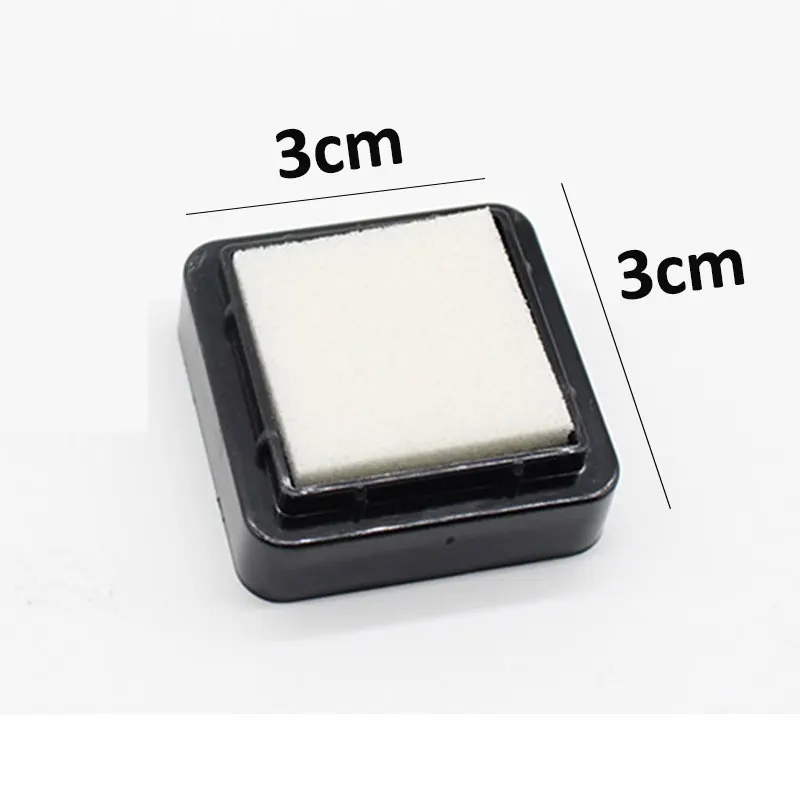 20 шт./лот 3x3 см квадратные белые чернильные блокноты свободные резиновые