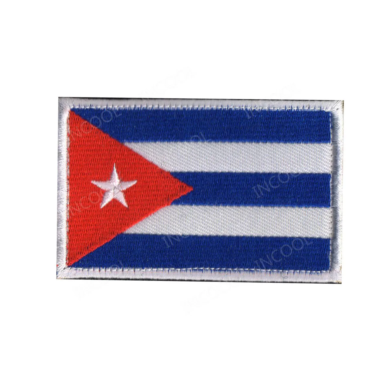 Cuba Flag Америка Флаги стран Мексика пуерто-Рико Аргентина Соединенные Штаты, Канада Бразилия El Salvador вышитые нашивки значки оптом - Цвет: Cuba Flag