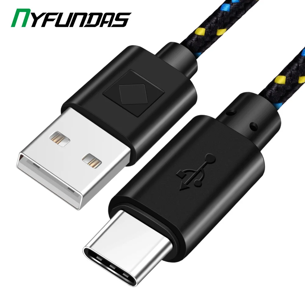 Кабель Usb Type c 2 1 А зарядное устройство для передачи данных Samsung S10 S9 Plus Huawei P30 P20 Pro