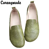 careaymade literature and art leisure versatile flat sole single shoes womens lazy doudou shoes flat soled leisure shoes