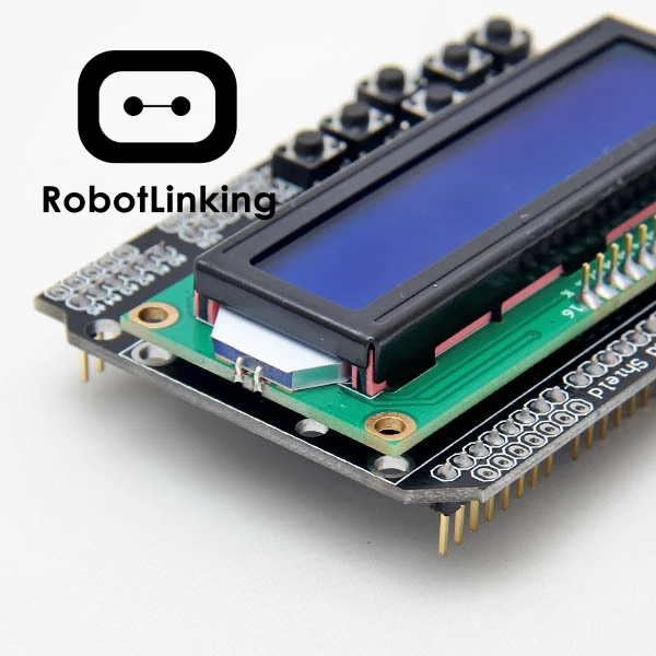 1602 ЖК-плата клавиатура Щит Синяя подсветка для Arduino Duemilanove РОБОТ
