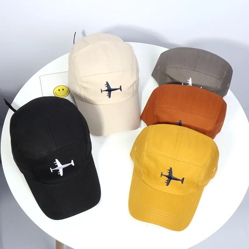 Бейсболка с вышивкой самолета для мужчин и женщин изысканная мягкая хлопковая