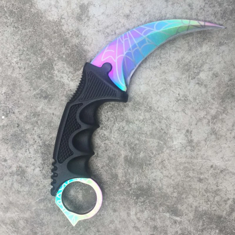 Нож Karambit CS GO с фиксированным лезвием нож для выживания повседневного