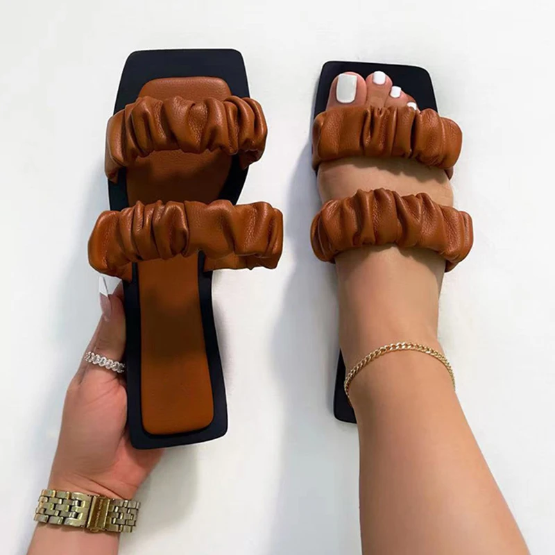 

Women Slippers Shoes Ladies Slides Flats With Home Female Summer Slippers Outdoor Sandals Woman Flip Flops Slides