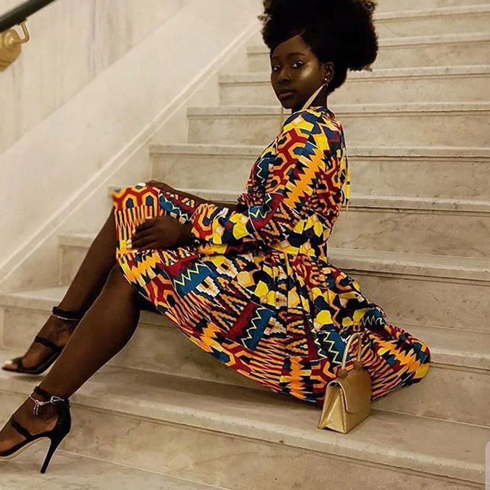 Винтажный Африканский Дашики принт для женщин традиционный Новый Базен Riche воск