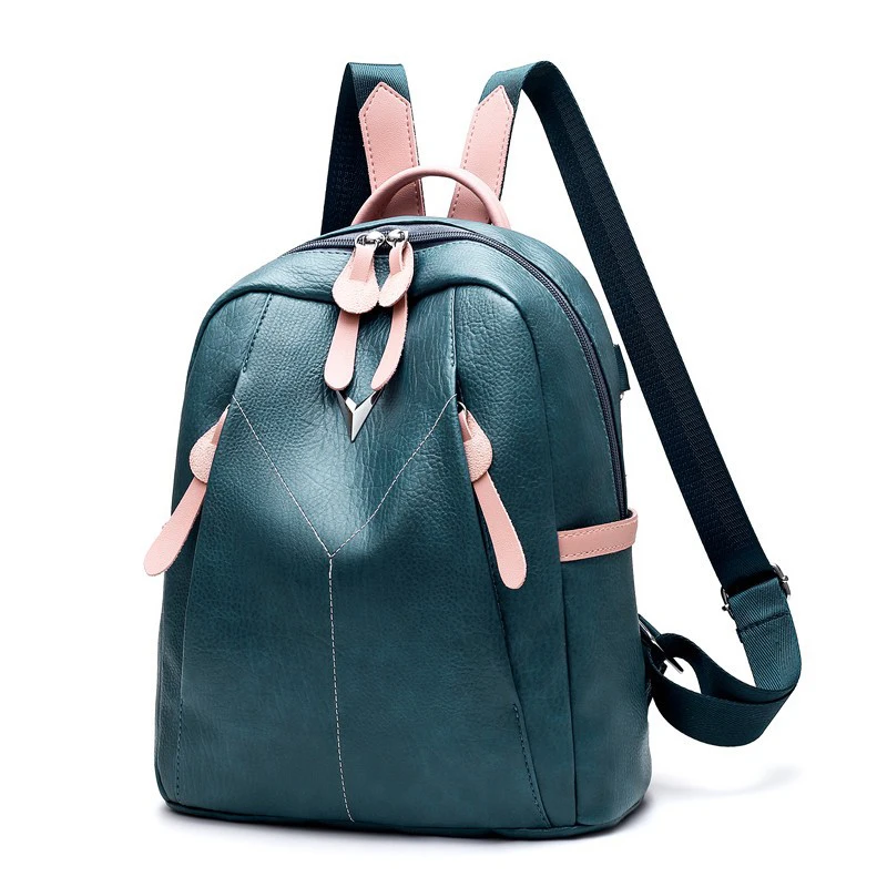 

Высококачественный рюкзак контрастных цветов, женская модная Дорожная сумка на одно плечо для отдыха, Водонепроницаемый Многофункциональ...