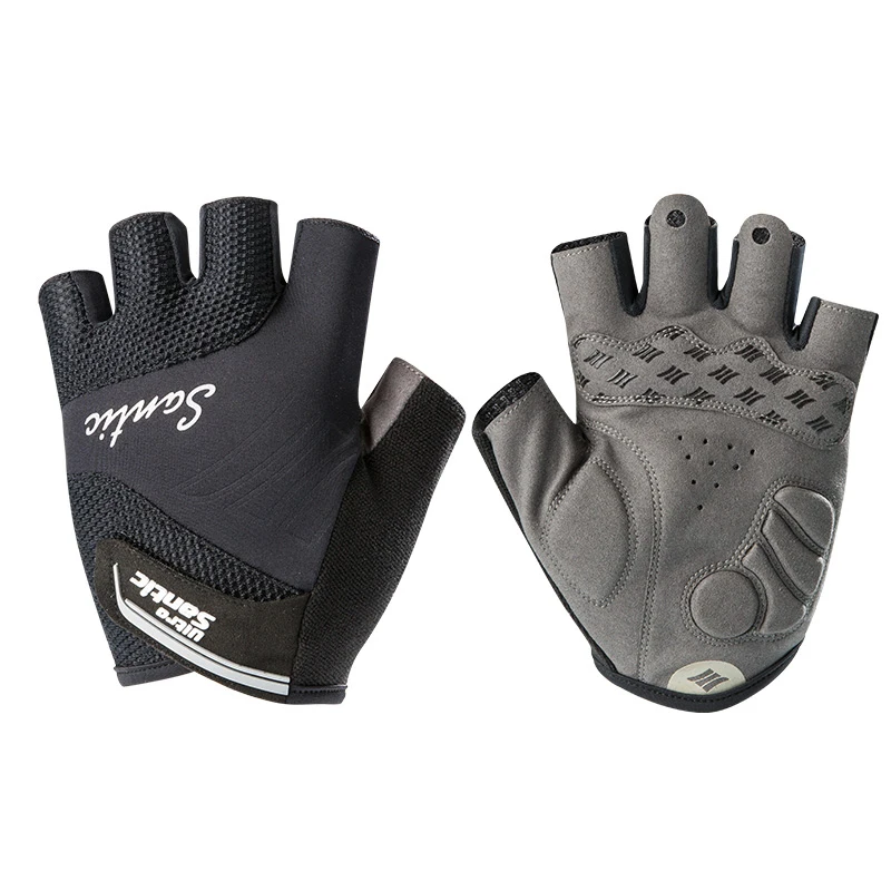 Нескользящие короткие велосипедные перчатки унисекс Летние Стильные