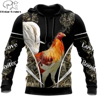 love rooster tattoo 3d all over printed autumn men hoodies unisex casual pullover zip hoodie streetwear sudadera hombre dw0593