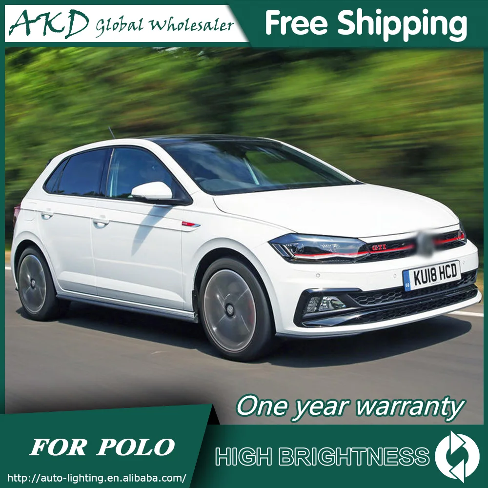 

Headlights For Car VW POLO 2019-2020 DRL Daytime Running Lights Head Lamp LED Bi Xenon Bulb Fog Lights Tuning Car Accessories