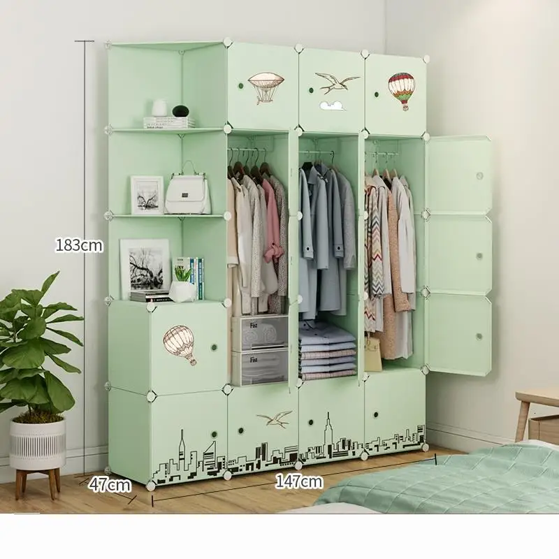 MODEL V Для спальни Penderie Meuble Range Armario De Almacenamiento Armadio Guardaroba Mueble Closet Guarda Roupa шкаф для одежды - Цвет: MODEL V