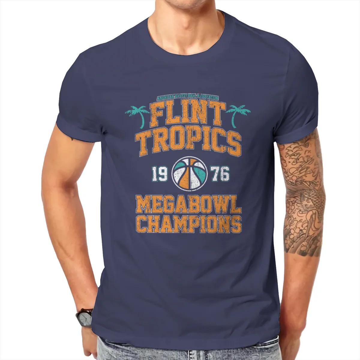 Мужские тропики унисекс Flint Tropics Megabowl Champions print Couples 136810|Мужские футболки| |