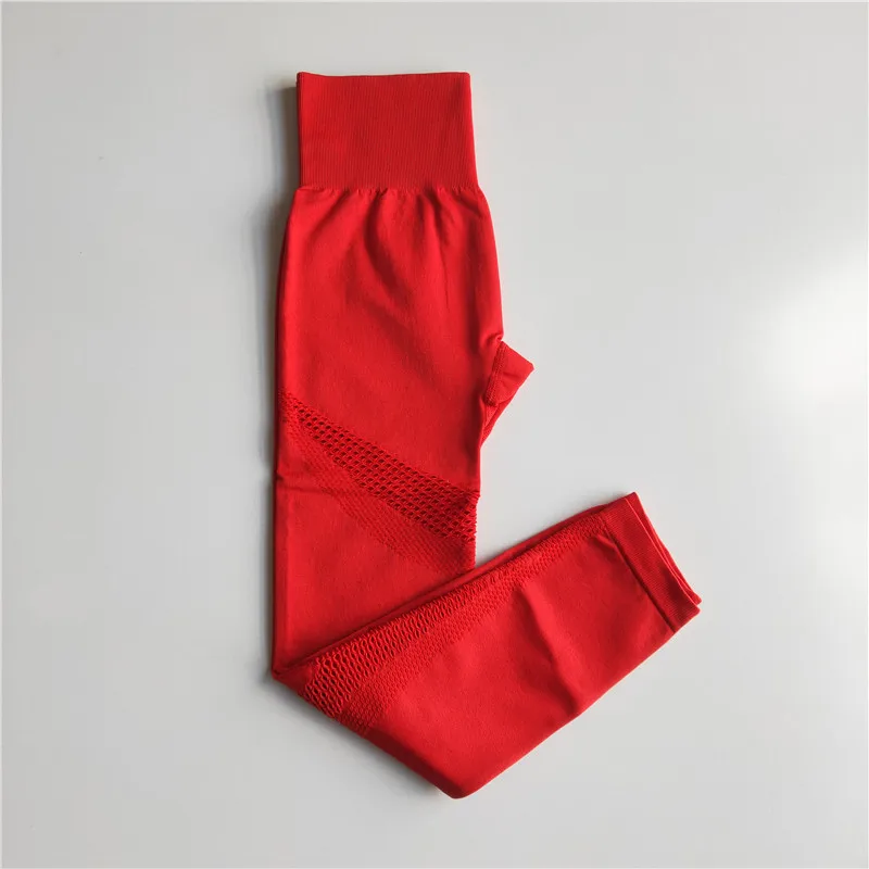 Red Pant Женские Штаны Для Йоги, бесшовная одежда для фитнеса, спортивная одежда, женские леггинсы для спортзала, мягкий пуш-ап спортивный бюстгальтер на бретелях, спортивный комплект, спортивный костюм - Цвет: Red Pant