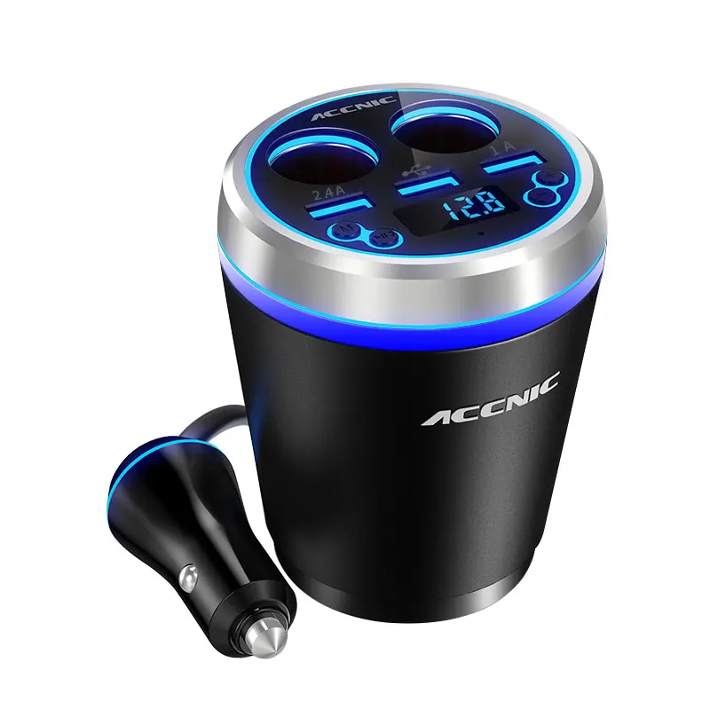 Accnic C1 3.5A 3 зарядных порта USB для автомобиля свободные руки FM передатчик