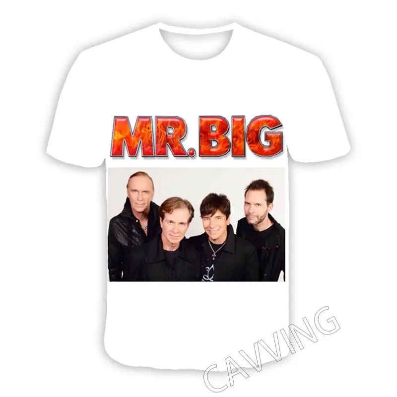 Футболки CAVVING с 3D принтом Mr.Big повседневные футболки в стиле хип-хоп